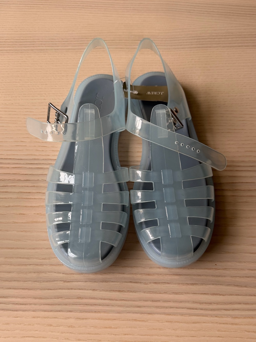 J. Crew Light Blue Jelly Sandals